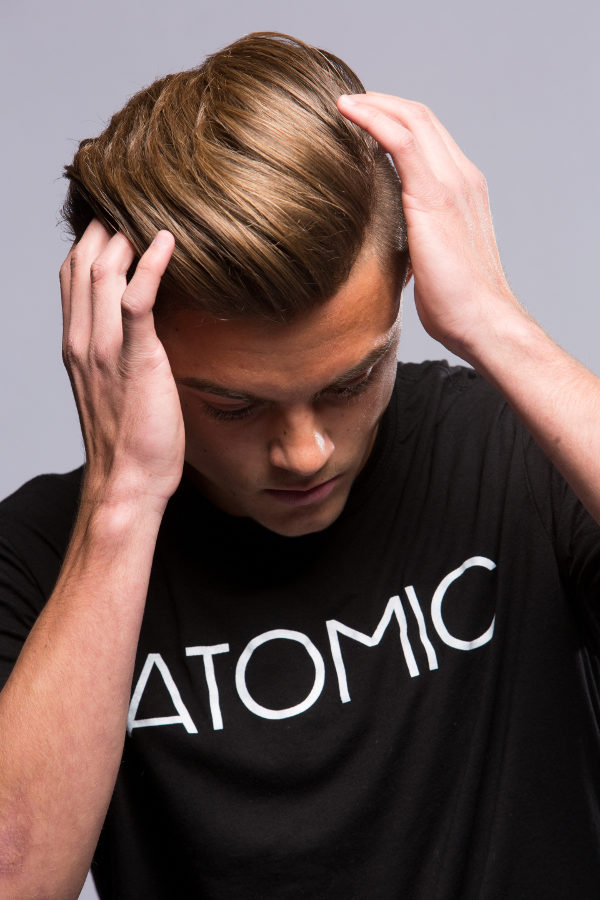 Atomic Male Black T-Shirt